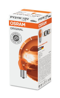 Izzó 12V 21W PY21W | 10 db | OSRAM