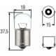 Izzó 12V R5W cseresznye | Hella