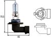 Izzó HB3 12V 60W | P20D | Hella