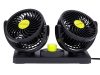 Ventilátor 12V 2x10 cm átmérőjű állítható rotor | Carmotion