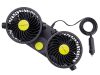 Ventilátor 12V 2x10 cm átmérőjű állítható rotor | Carmotion