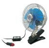 Ventilátor 12V szivargyújtós fém hálós, csipesszel 15cm (6") | CarCommerce