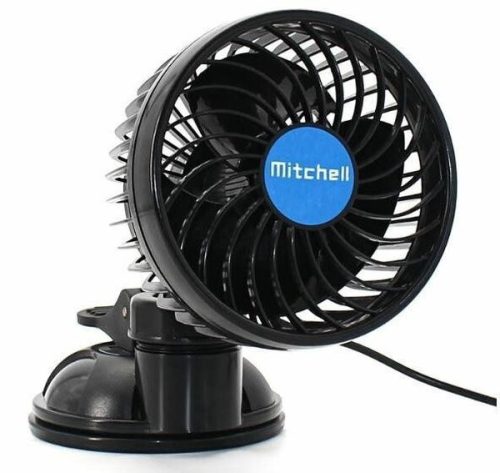 Ventilátor12V szivargyújtós TURBO 4,5" | 11,3 cm