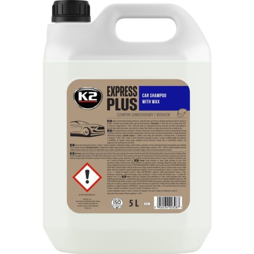 K2 | Express Plus waxos autósampon | 5 liter 