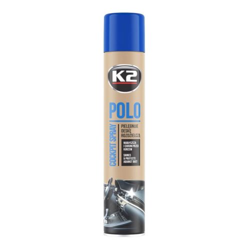 K2 | POLO COCKPIT műszerfalápoló | levendula illat | fényes hatás | 750 ml 