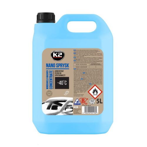 K2 | NANO SPRAY - Téli mosófolyadék -40°C | 5 liter 