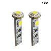 LED Izzó W5W 3-SMD 5050 CANBUS | 2 db fehér | M-TECH