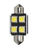 LED Izzó C5W 36 mm 4-SMD 5050 CANBUS | 2db fehér | M-TECH