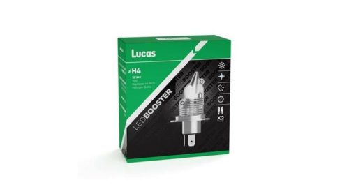 LEDBooster izzó H4 P43t 6500K 15W 12/24V 2db | Lucas