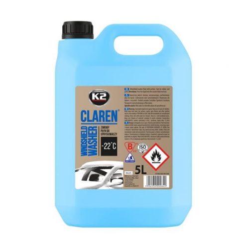 K2 - CLAREN Téli mosófolyadék -22°C - 5 liter