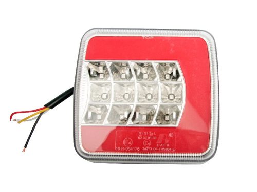 Utánfutó hátsólámpa 4funkciós bal, LED, 12/24 Volt | MULTIPA 