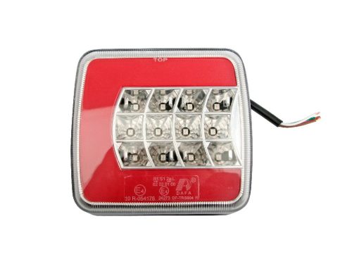 Utánfutó hátsólámpa 4funkciós jobb, LED, 12/24 Volt | MULTIPA 