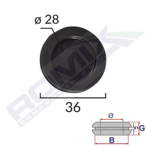 Patent gumidugó | Vakdugó 36mm