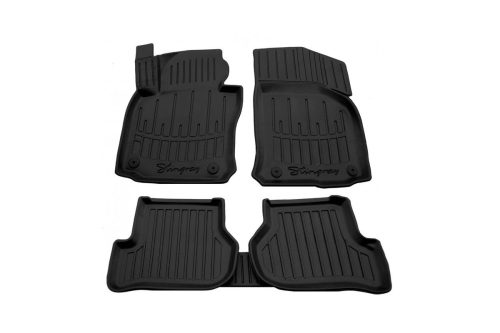 Gumiszőnyeg méretpontos 3D (TPE), SKODA OCTAVIA II. 2004-13, VW GOLF V-VI. 2003-12 JETTA 05-10, SEAT LEON 2005-12 | STINGRAY